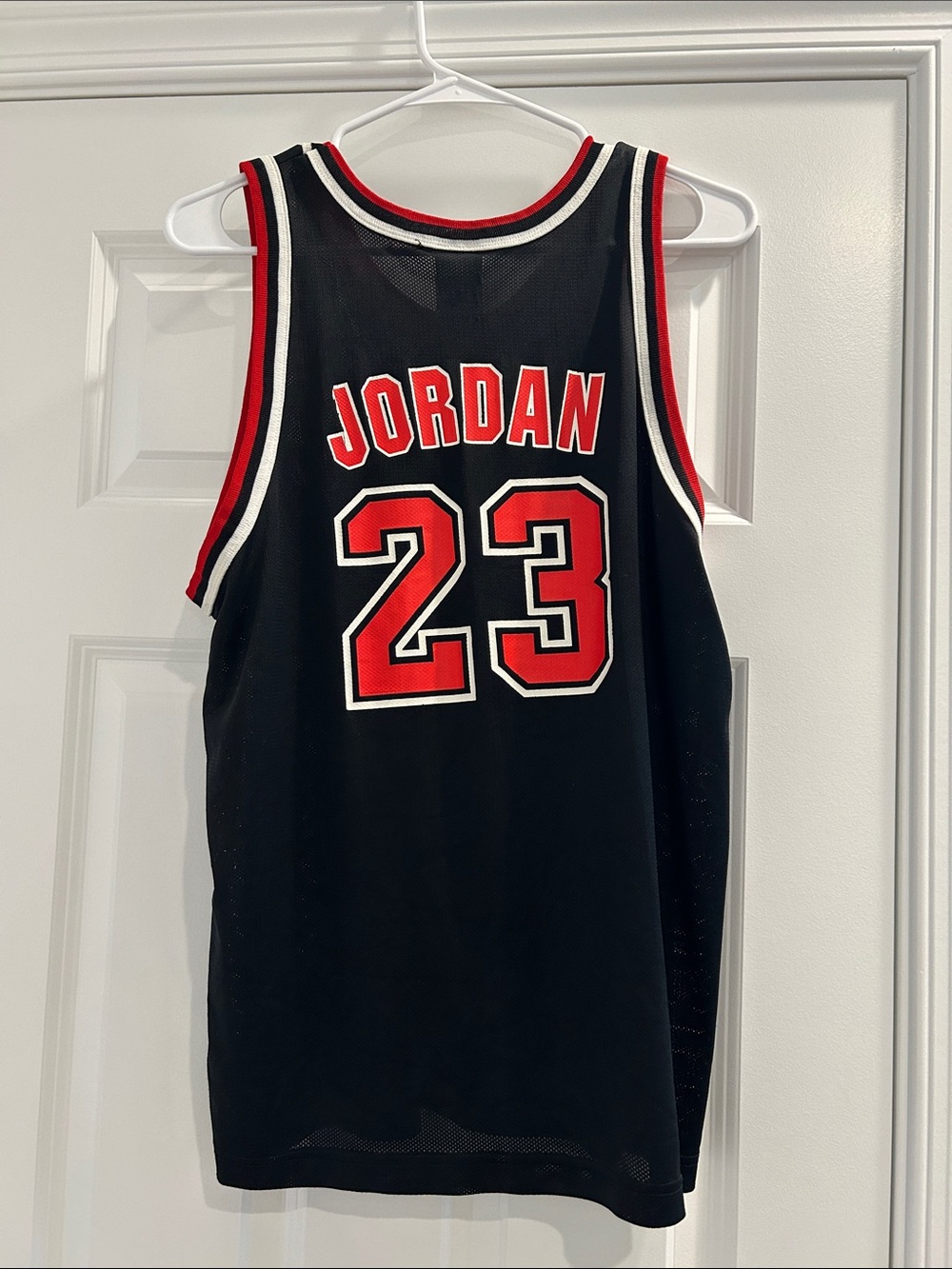 Michael Jordan - Kids' Bulls Black & Red Basketball Jersey